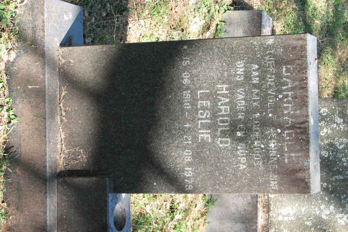 BARRABLE Harold Leslie 1910-1979