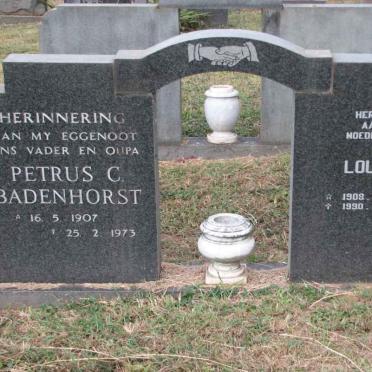 BADENHORST Petrus C. 1907-1973 &amp; Louise A. 1908-1990