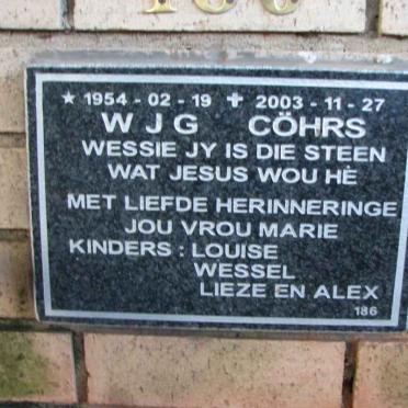 CÖHRS W.J.G. 1954-2003