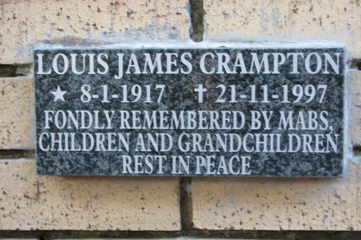 CRAMPTON Louis James 1917-1997