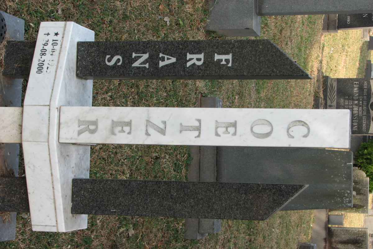 COETZER Frans 1925-2000