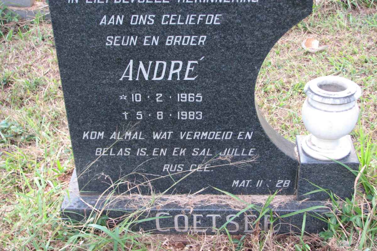 COETSEE André 1965-1983