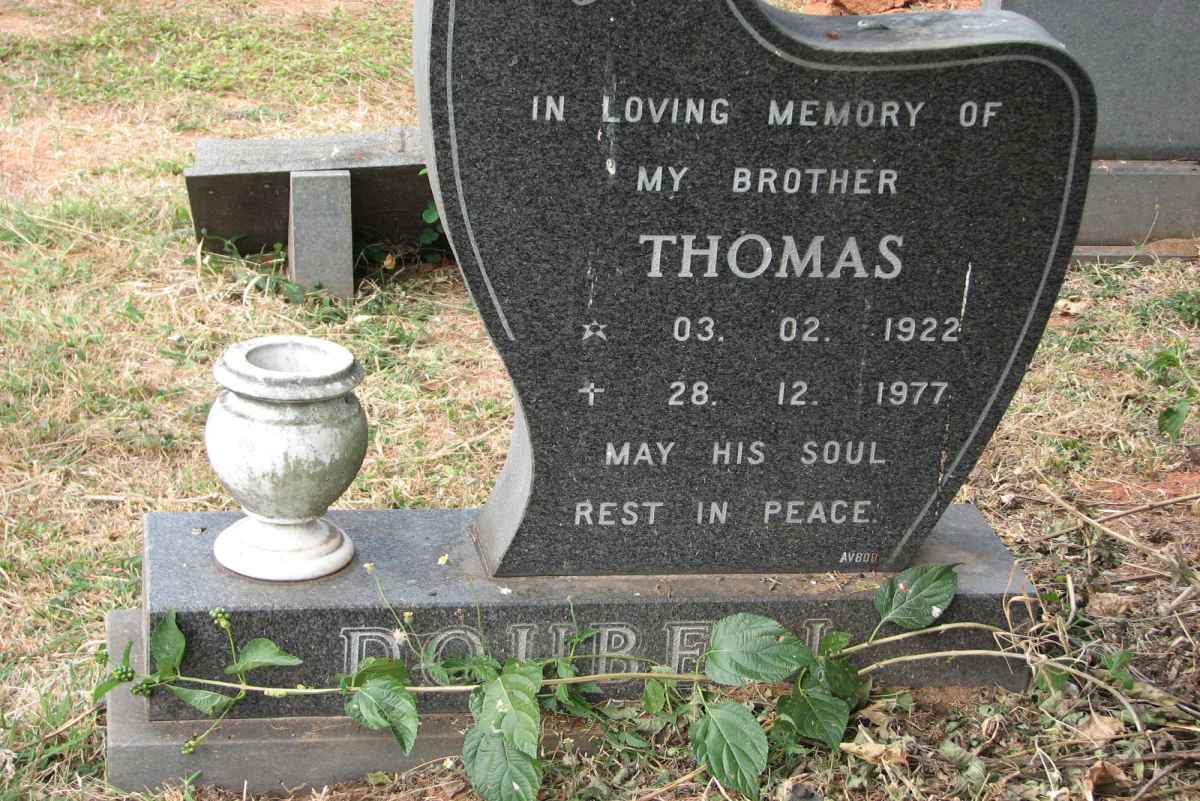 DOUBELL Thomas 1922-1977