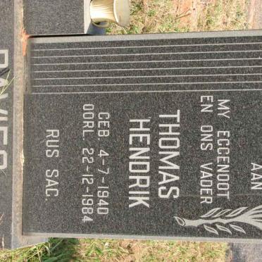 DAVIES Thomas Hendrik 1940-1984