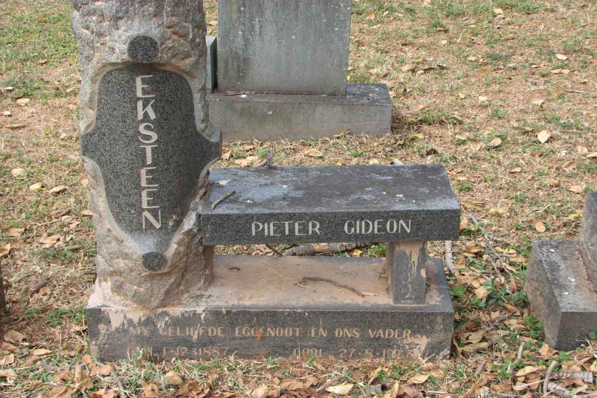 EKSTEEN Pieter Gideon 1887-1977