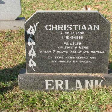 ERLANK Christiaan 1956-1998