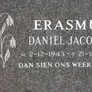 ERASMUS Daniël Jacobus 1943-1976