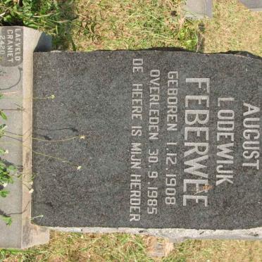 FEBERWEE August Lodewijk 1908-1985