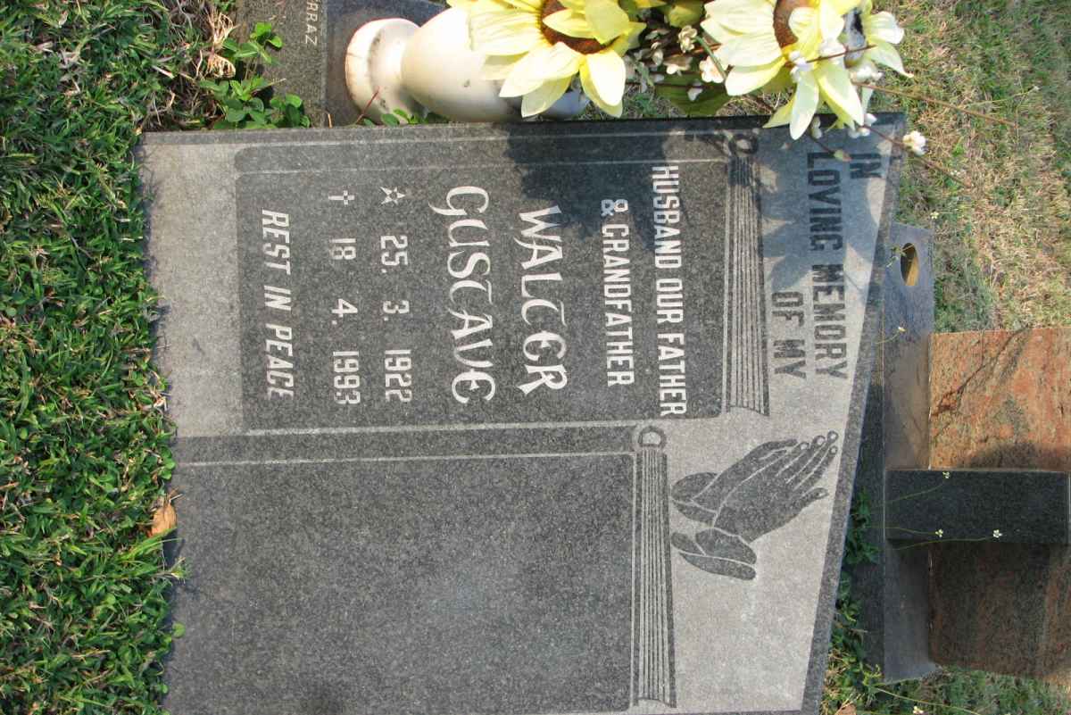 GUSTAVE Walter 1922-1993