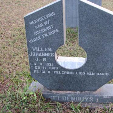 GELDENHUYS Willem Johannes  J.M. 1921-1990