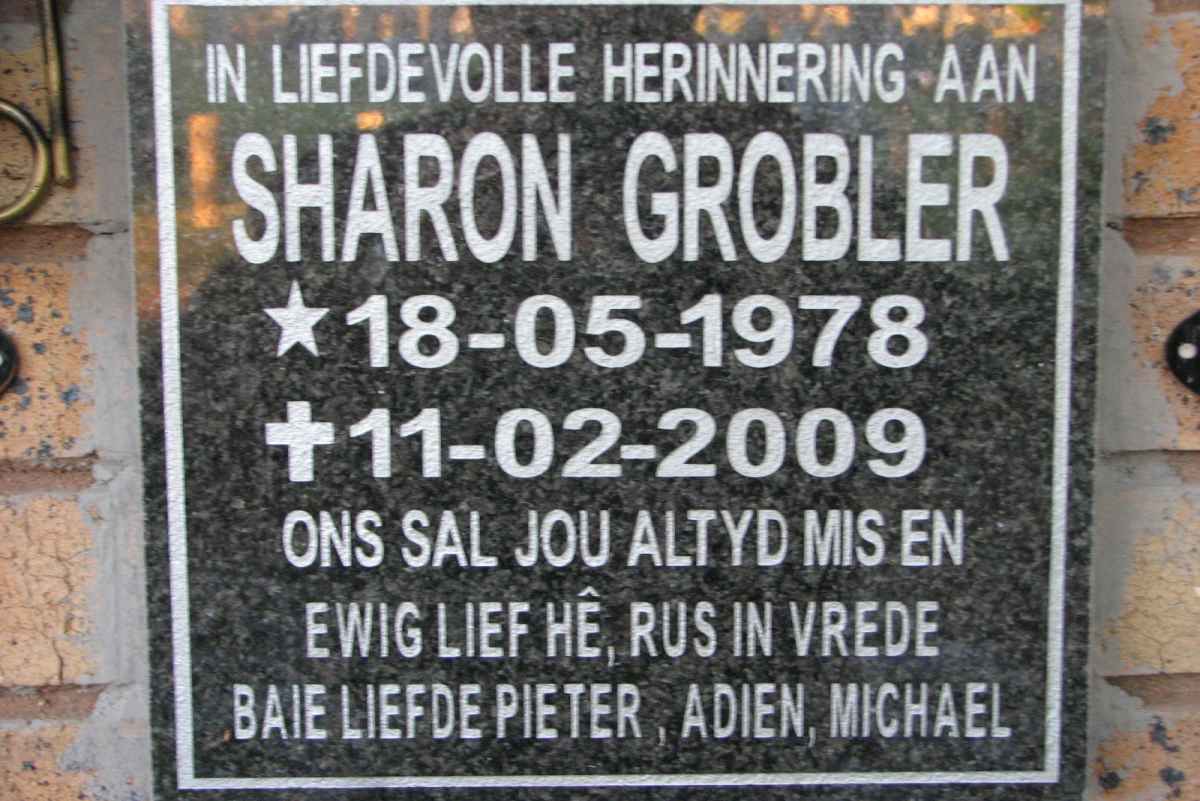GROBLER Sharon 1978-2009