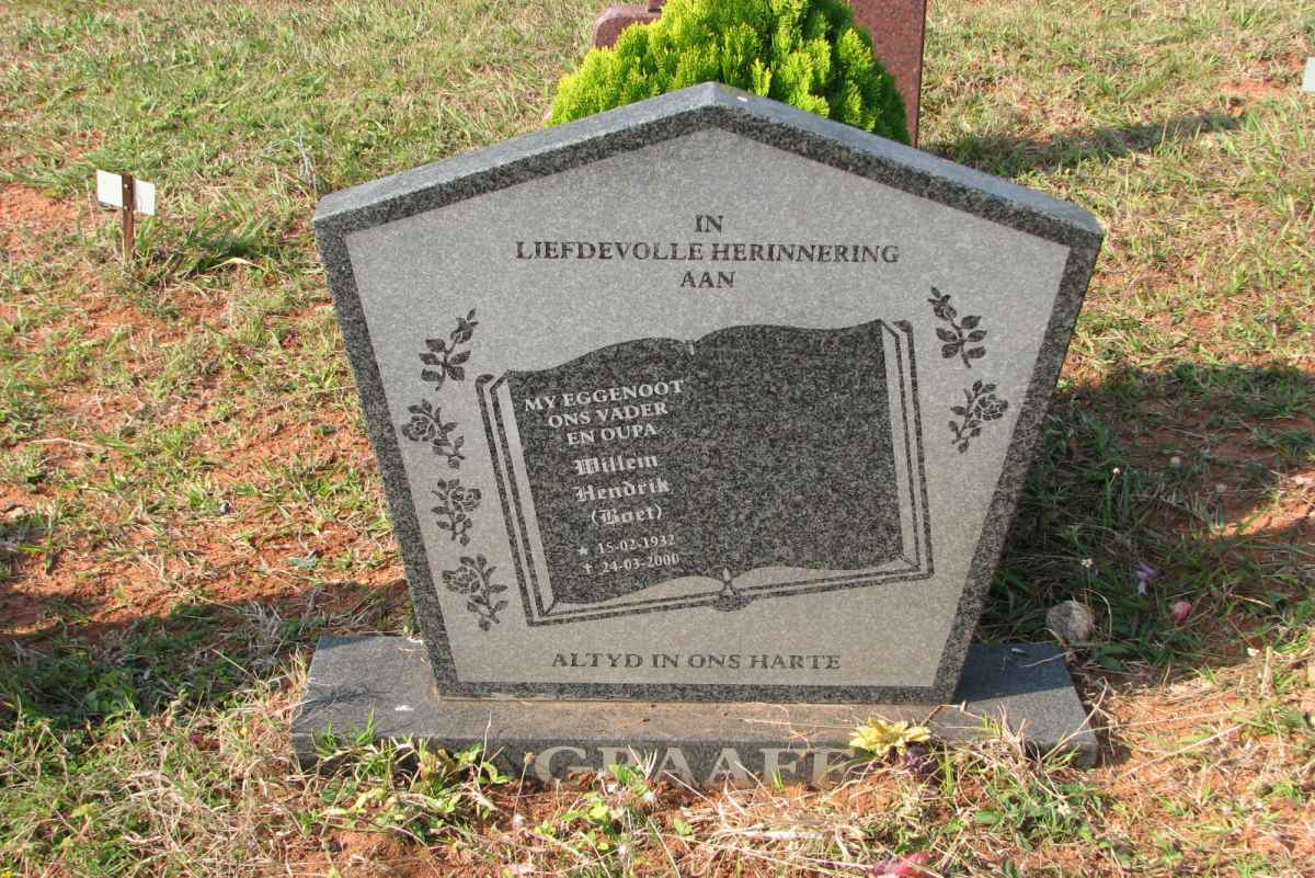 GRAAFF Willem Hendrik 1932-2000