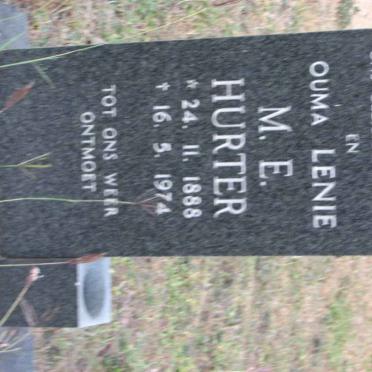 HURTER M.E. 1888-1974
