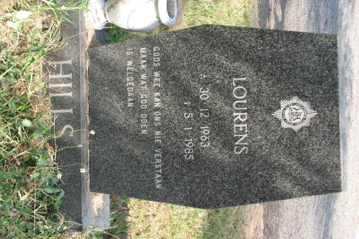 HILLS Lourens 1963-1985