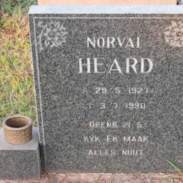HEARD Norval 1927-1990