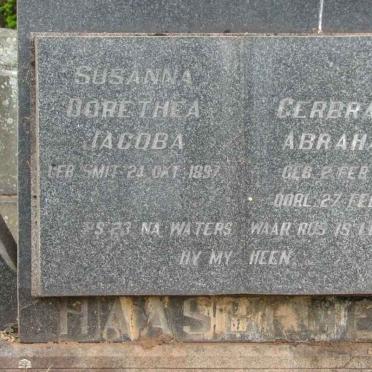 HAASBROEK Gerbrand Abraham 1888-1970 &amp; Susanna Dorethea Jacoba SMIT 1897-