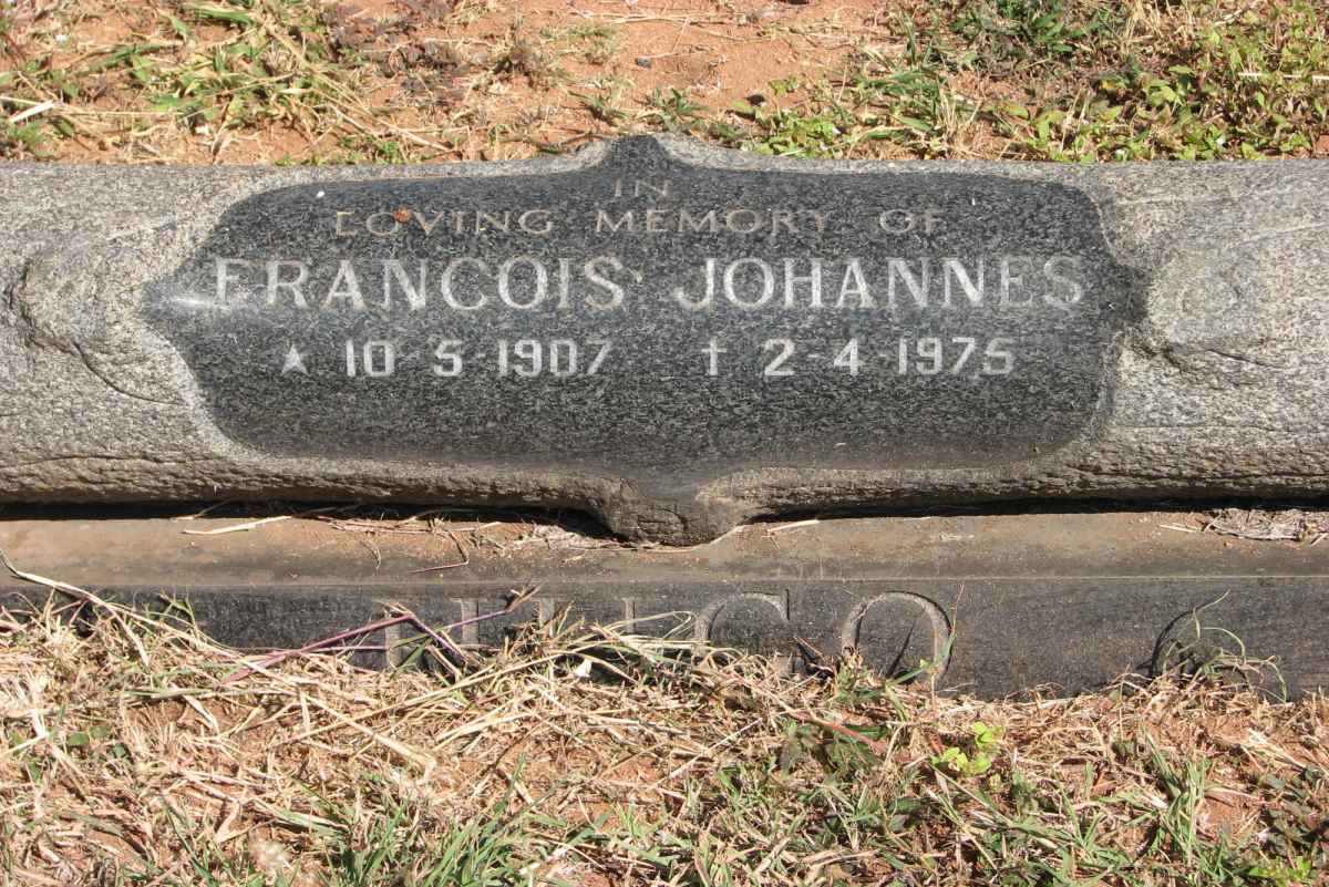 HUGO Francois Johannes 1907-1975