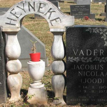 HEYNEKE Jacobus Nicolaas 1909-1977