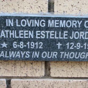 JORDAAN Kathleen Estelle 1912-1999