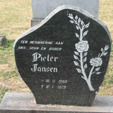 JANSEN Pieter 1960-1975