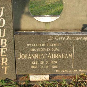 JOUBERT Johannes Abraham 1920-1982
