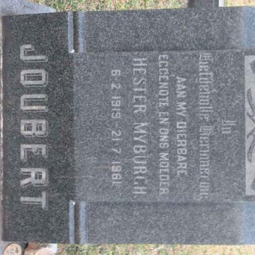 JOUBERT Hester Myburgh 1919-1961
