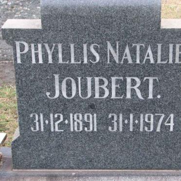 JOUBERT Daniel Francois 1889-1962 &amp; Phyllis Natalie 1891-1974 