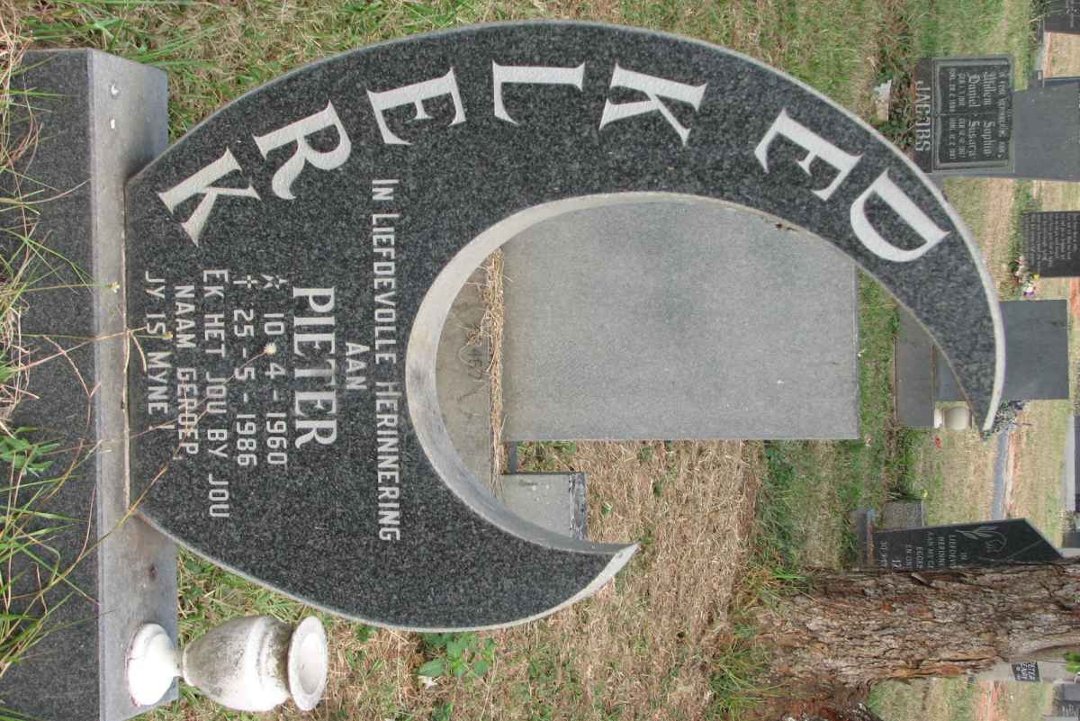 KLERK Pieter, de 1960-1986