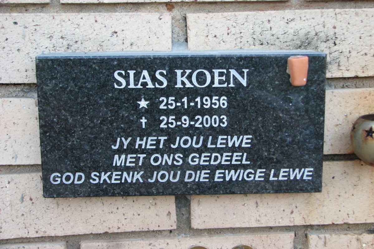 KOEN Sias 1956-2003