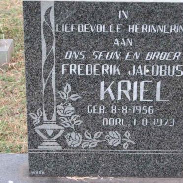 KRIEL Frederik Jacobus 1956-1973