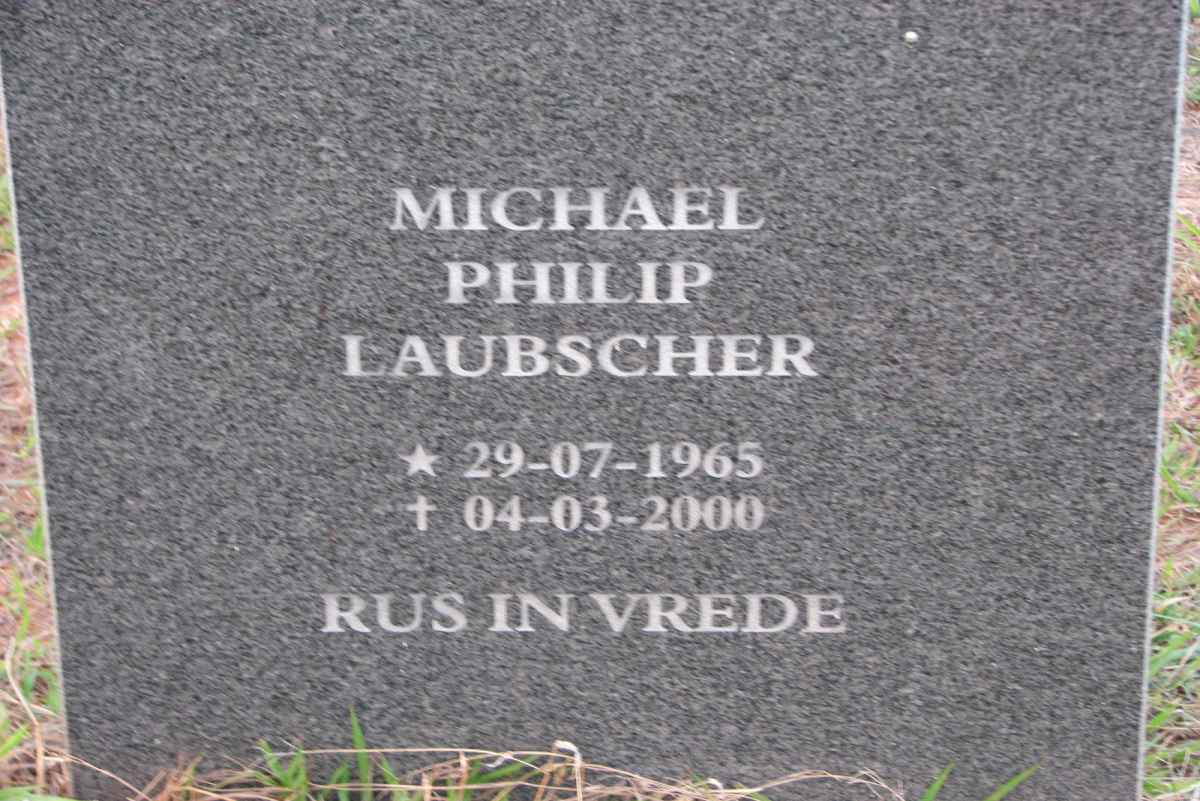LAUBSCHER Michael Philip 1965-2000