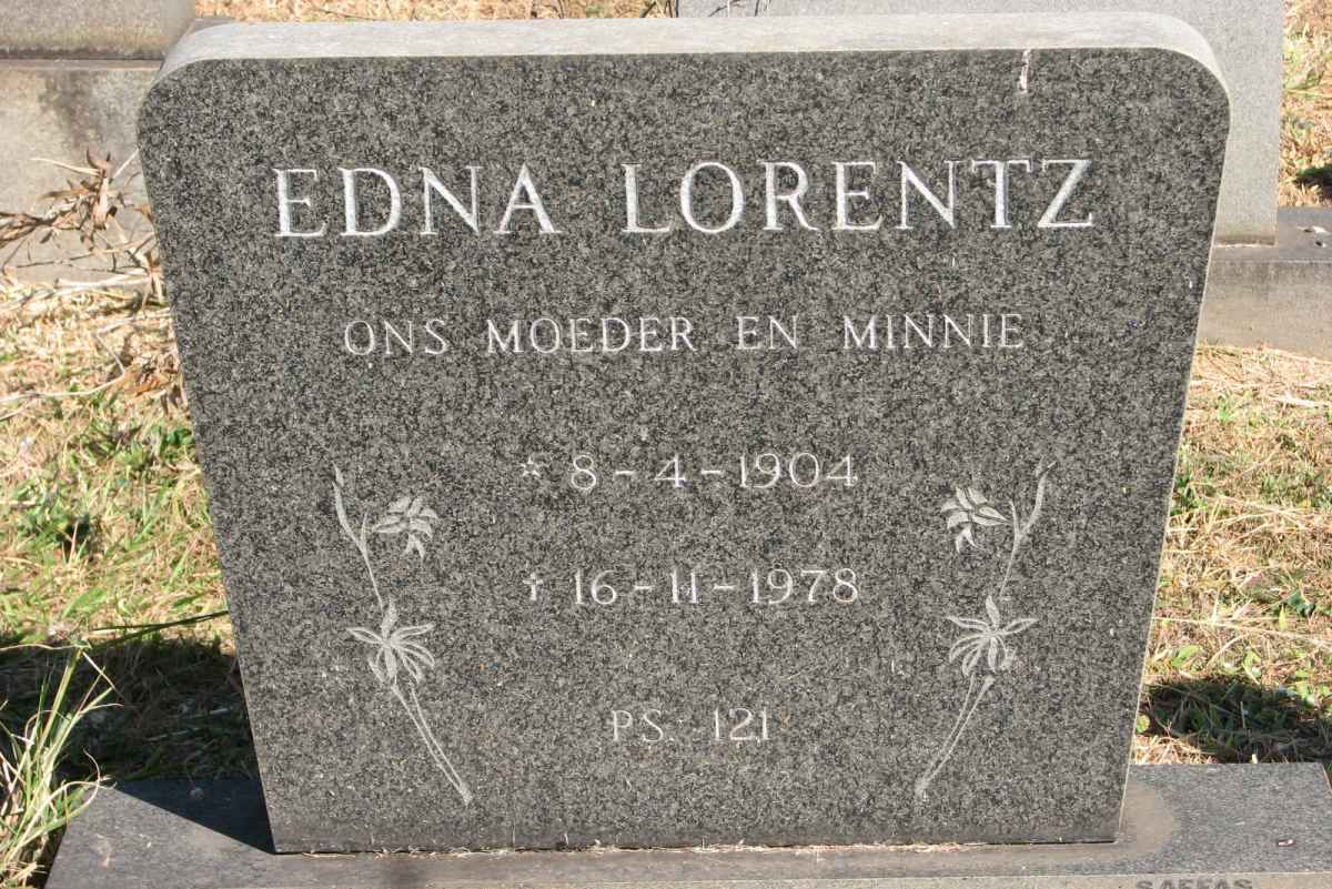LORENTZ Edna 1904-1978