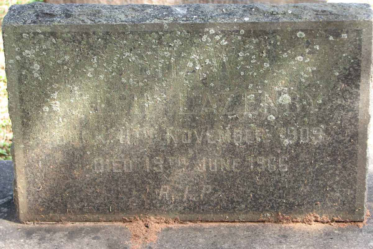 LAZENBY  Shaw Ralph 1909-1966