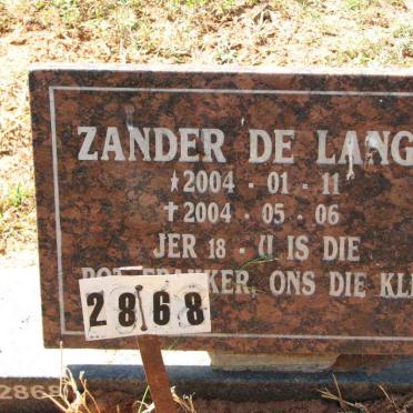 LANGE Zander, de 2004-2004