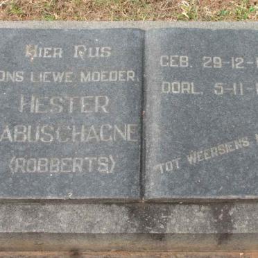 LABUSCHAGNE Hester nee ROBBERTS 1889-1969