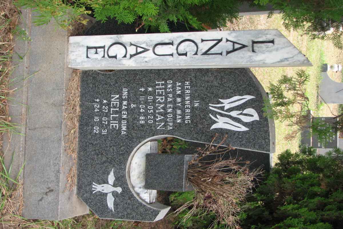 LANGUAGE Herman 1920-1988 &amp; Nellie 1931-2002