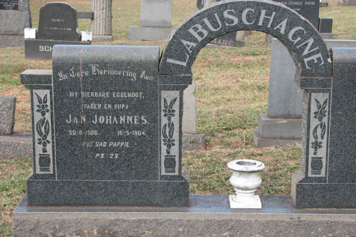 LABUSCHAGNE Jan Johannes 1906-1964