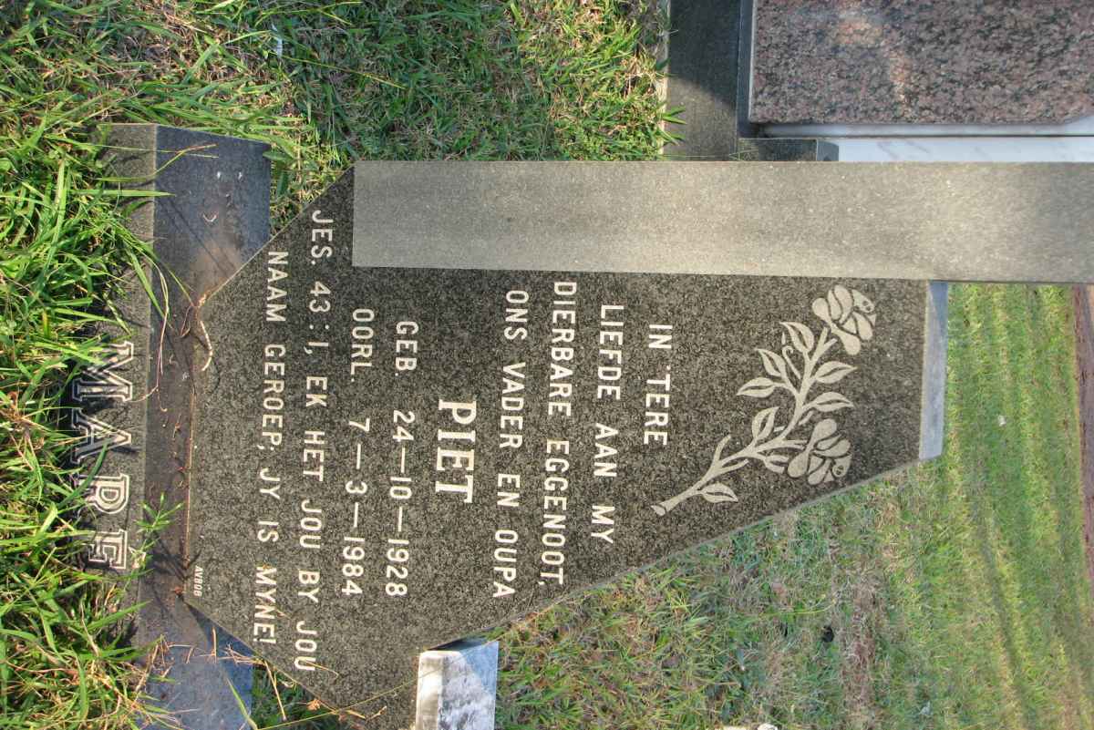 MARÉ Piet 1928-1984