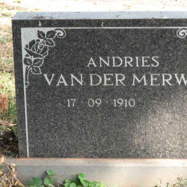 MERWE Andries, van der 1910-