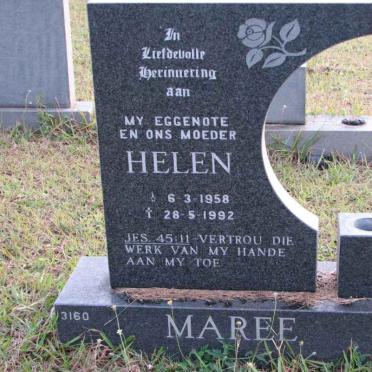 MAREE Helen 1958-1992