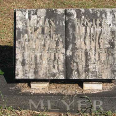 MEYER Lucas Johannes 1881-1945 &amp; Hester Maria 1888-1967