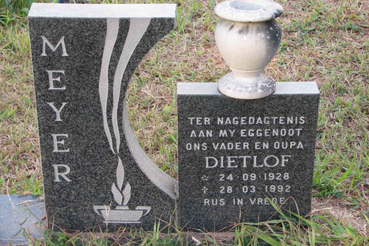 MEYER Dietlof 1928-1992