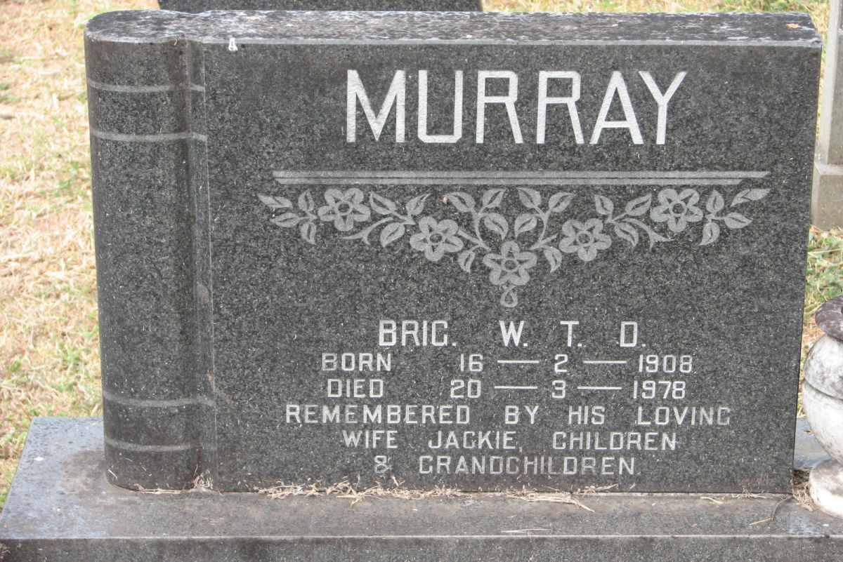 MURRAY W.T.D. 1908-1978