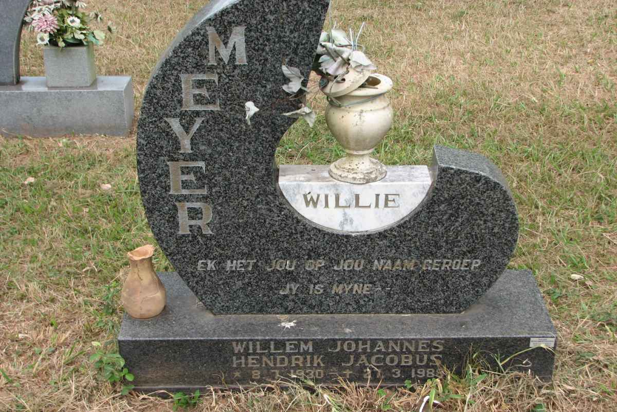 MEYER Willem Johannes Hendrik Jacobus 1930-1988