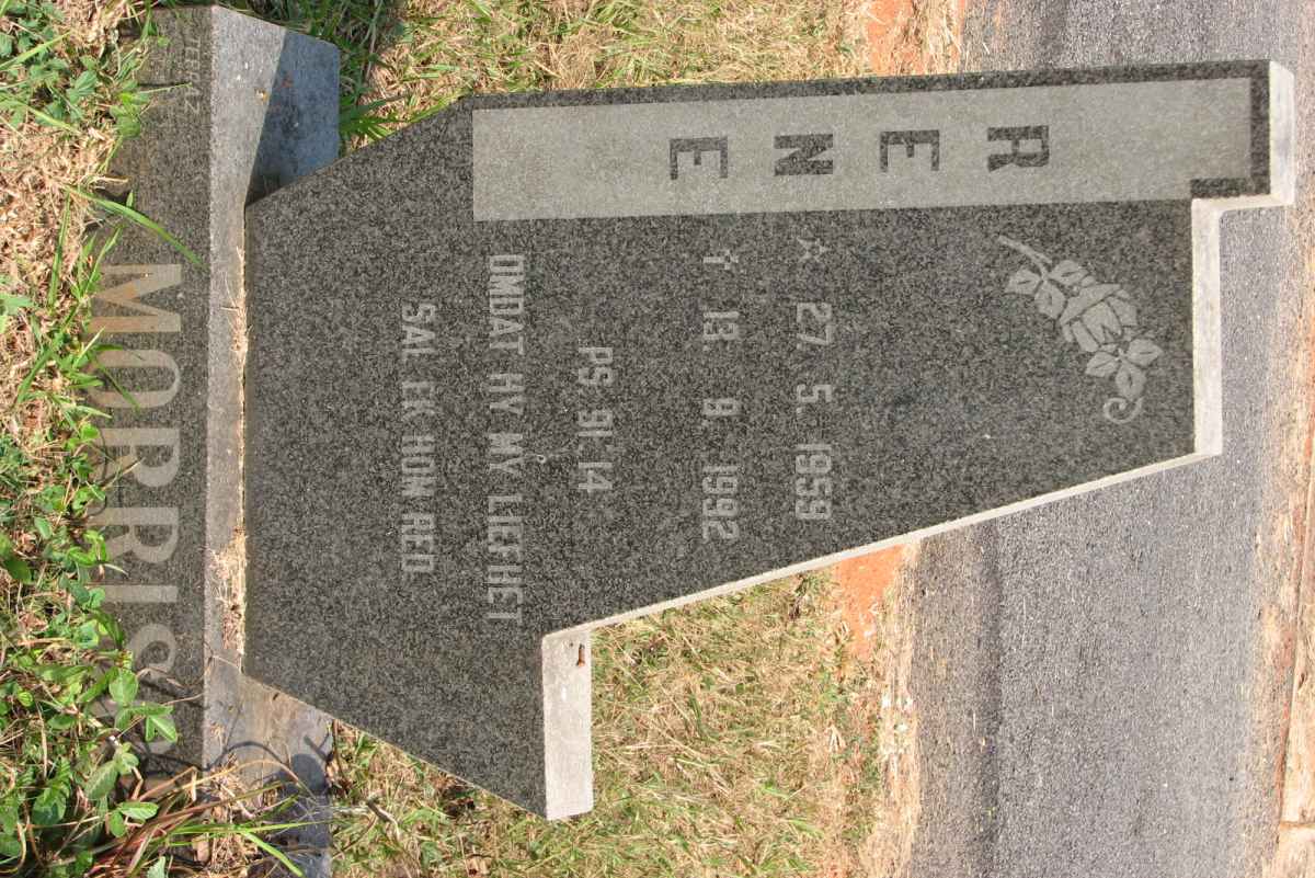 MORRIS Rene 1959-1992