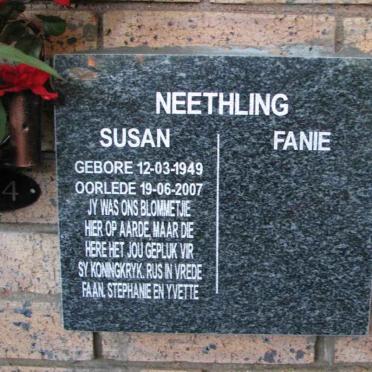 NEETHLING Susan 1949-2007