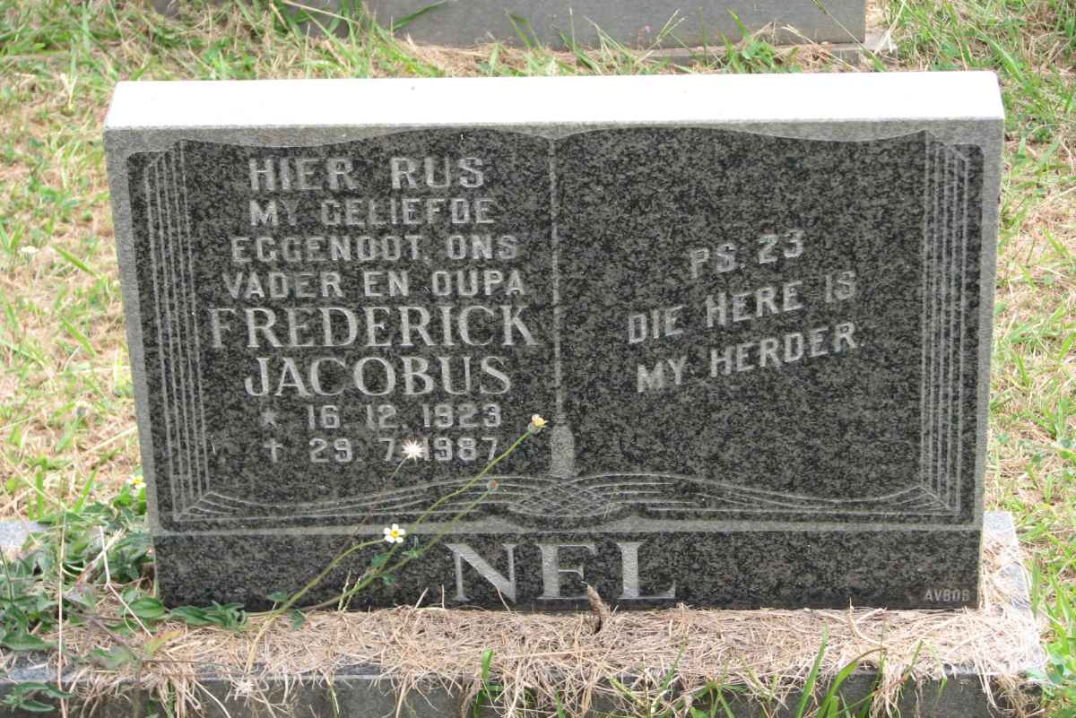 NEL Frederick Jacobus 1923-1987