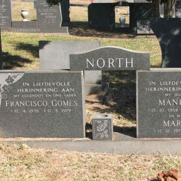 NORTH Francisco Gomes 1938-1979 :: NORTH Manuel 1959-1979 :: NORTH Maryann 1973-1979