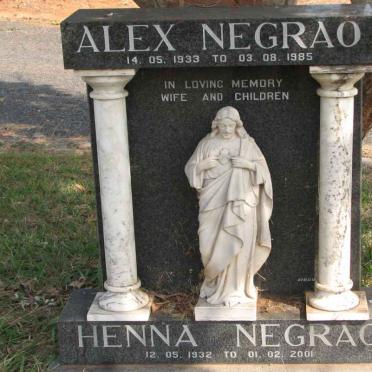 NEGRAO Alex 1933-1985 &amp; Henna 1932-2001