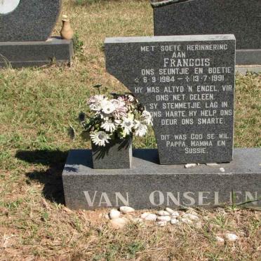 ONSELEN Francois, van 1984-1991
